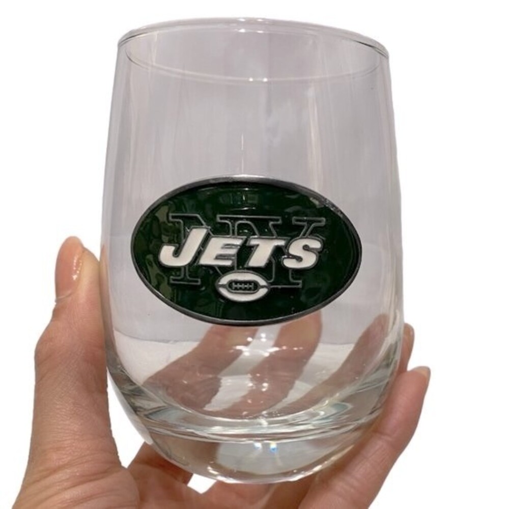 New York Jets 16oz. Gameday Curved Beverage Glass